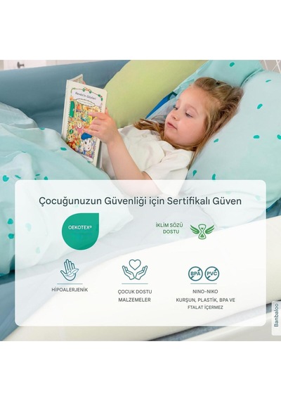 Joybed 140 Cm Sünger Yatak Bariyeri, Düşmeye Karşı Çocuk Yatak Bariyer