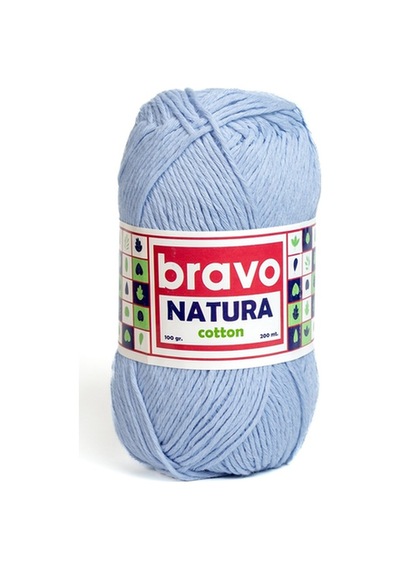 Natura %100 Koton İplik 100 Gr 200 Metre Renk Kodu:604 Bebe Mavi