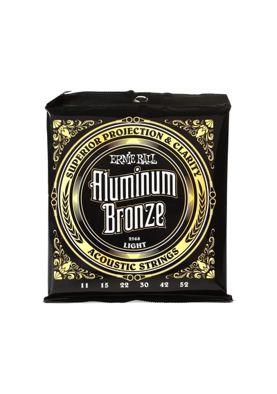 Ernie Ball Hafif Alüminyum Bronz Akustik Gitar Telleri, Ölçü 11-52