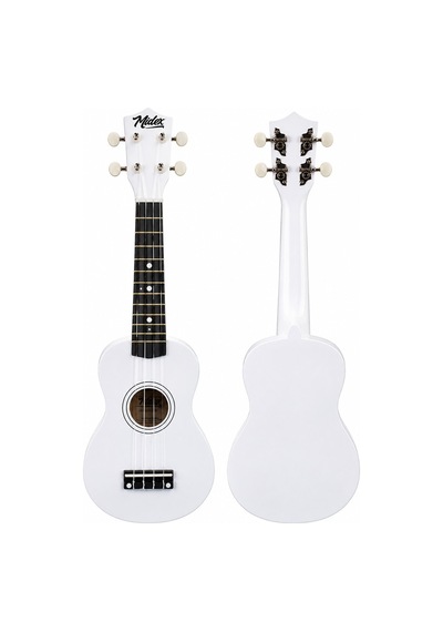 Midex Ukx-901wh Beyaz Soprano Ukulele Askı Çanta Metod Pena