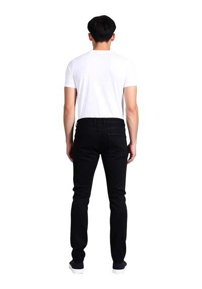 Ersefa Erkek Açık Comfort Denim Dar Paça Pantolon Fonksiyonel Dayanıklı siyah