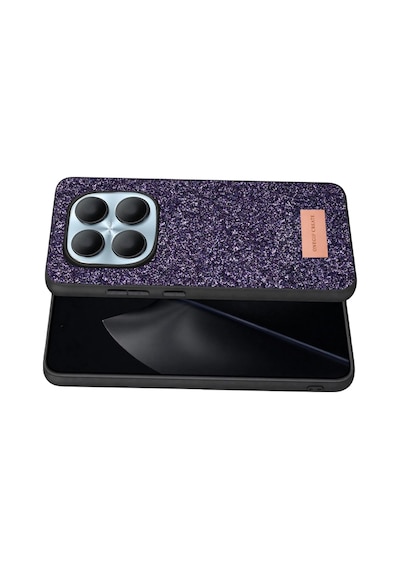 Onegif Xiaomi Redmi Note 15 Pro 5g Bright Simli Kapak - Derin Mor - Derin Mor