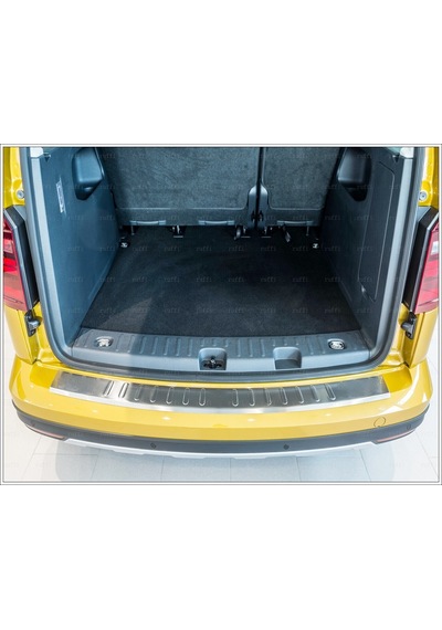 VW Caddy Krom Arka Tampon Eşiği 2015-2020 Paslanmaz Çelik