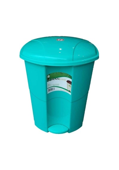Pedallı Çöp Kovası 30 Lt Antrasit Gri