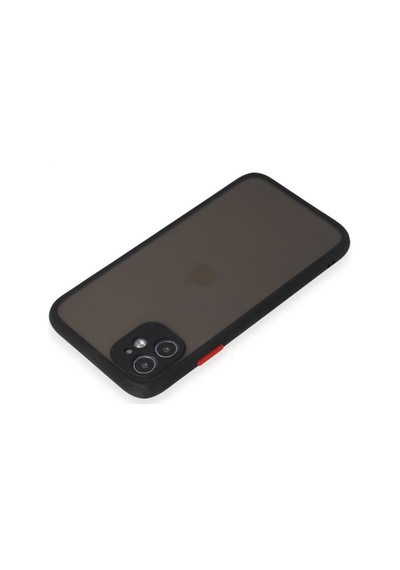 Apple, Uyumlu iPhone 11 Kılıf Montreal Silikon Kapak - Siyah