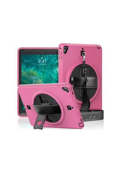 Apple İpad 5 Air 9.7 Kılıf Strap-c Otterbox Tablet Kapak - Pembe