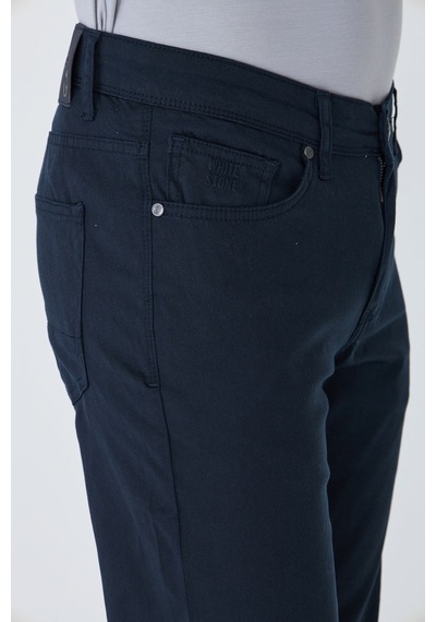 Lacivert Tencel Kumaş Yazlık Chino Erkek Pantolon Laci