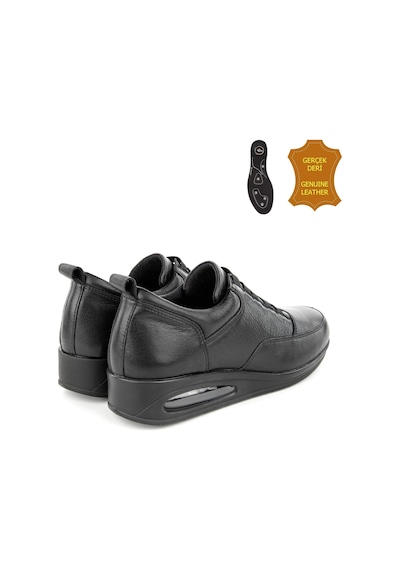 Muya Hanka Airmax-6 Nokta Anatomik Kadın Ayakkabı Siyah Siyah