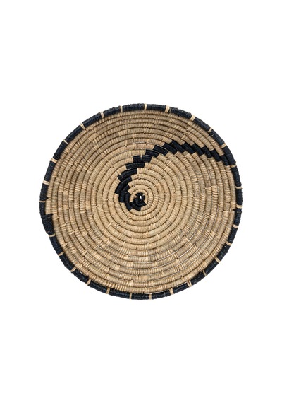 Meander Bambu Afrikan El Yapımı Fibonacci Duvar Tabağı 60cm 8912