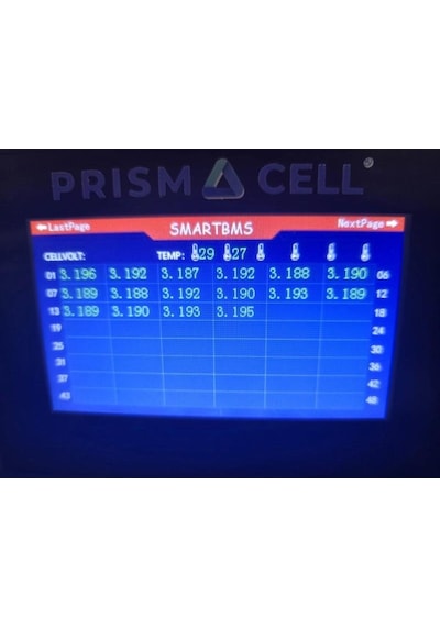 Prismacell 51.2 102ah Lifepo4 Akü Rack Tipi 48 100 Modeli