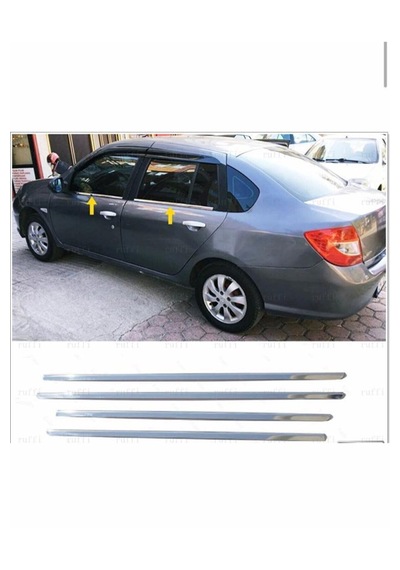 Renault Clio Symbol Sedan Krom Cam Çıtası 2008-2012