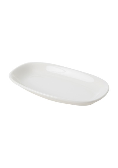 Mudo Home Natura Kayık Tabak 25cm Beyaz