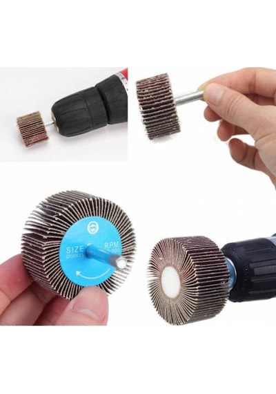 Mini Gravür Cihazlara Flap Zımpara Disk Seti