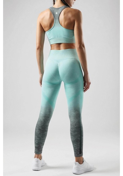 Woneagle Tayt Mint Yeşili Degrade Dikişsiz Seamless Spor Tayt Mint Yeşil Mint Yeşil