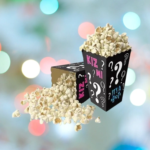 Mısır Kutusu Cinsiyet Belirleme Partisi Pop Corn 8 Li Cinsiyet Partisi Malzemesi Diğer