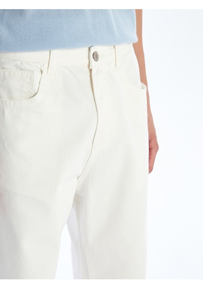 Lcw Jeans Beyaz Baggy Fit Erkek Jean Pantolon