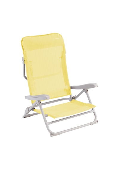 Outwell Seaford 4 Pozisyonlu & Konforlu Katlanır Plaj Sandalyesi Sunburst Sarı