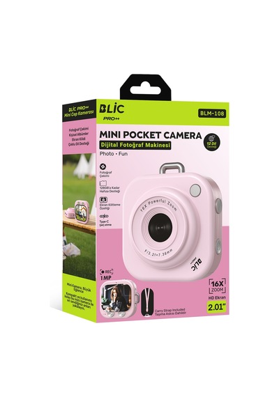 Blic Pro++ BLM-108 Mini Dijital Fotoğraf Makinesi