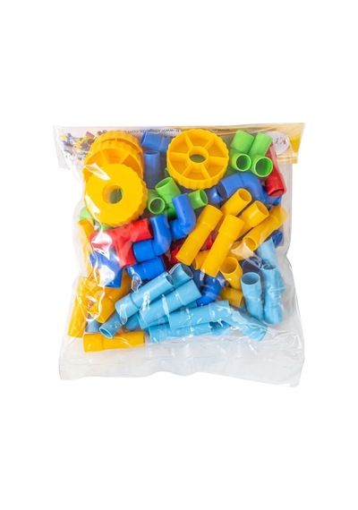 King Kids Tekerlekli Boru 72 Parça - Pe 7190