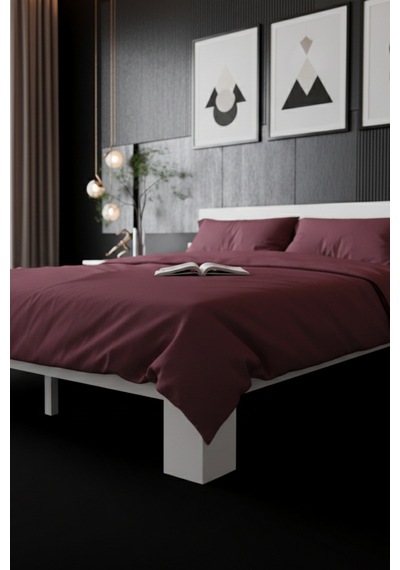 Lotus Çift Kişilik Mdf Karyola Ve 2 Komodinli Set
