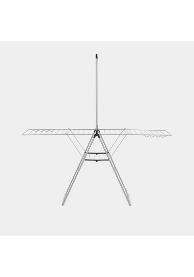Brabantia 403545 Çamaşır Kurutma Ekstra Askılıklı, 25m, Metalik Gri Metalic