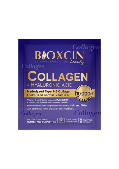 Beauty Collagen 30 Saşe 10.000 Mg Tip 1 Tip 3 Hidrolize Kolajen, Hyaluronik Asit, Vitamin C Ve Biotin İçeren Takviye Edici Gıda