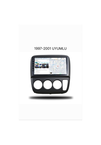 Snp Serisi Honda Crv 1997 İle 2001 Uyumlu 9 İnç Android Multimedya Sistemi 4-64 Gb Hafıza Carplay Android Auto Ve Geri Görüş Kamerası 9"
