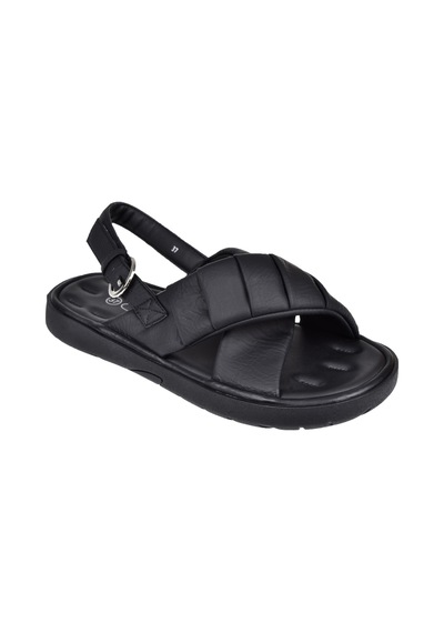 Guja Esnek Tabanlı Yumuşak Kadın Sandalet Gj-26y461 Siyah Siyah