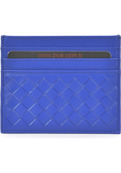 Ziya, Unisex Hakiki Deri Kartlık 1539852z05 Saks Mavi 1539852z05 651 Saks Mavi