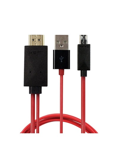 Oem Galaxy Uyumlu S4 1080P Usb Mhl To Hdmi Hd Tv Adaptor Av Cablo Mobile