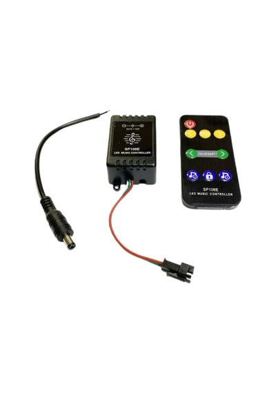 Pixel Argb Şerit Led Ses Müzik Duyarlı Kontrol Devresi 2811-2812b