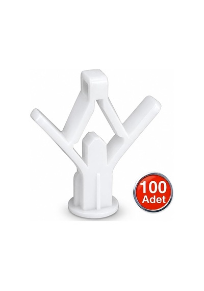 Kanatlı Alçıpan Dübeli Plastik Kelebek Dubel 100'lü Paket, Hr0356101