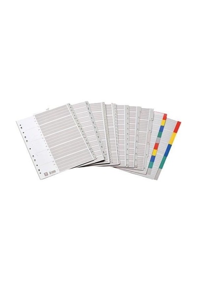 Bafix A4 Seperatör Ayraç 1-12 Rakamlı Plastik