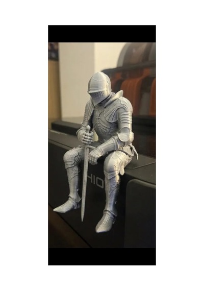 Knight Guardian Oturan Figür 10 Cm