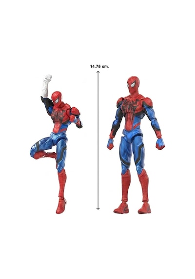 Marvel Rivals Spider-man Figürü - 83 Parça Hareketli Yapım Seti 14.7 Cm, Lisanslı