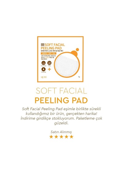 Mjcare Face Peeling Pad 5'li