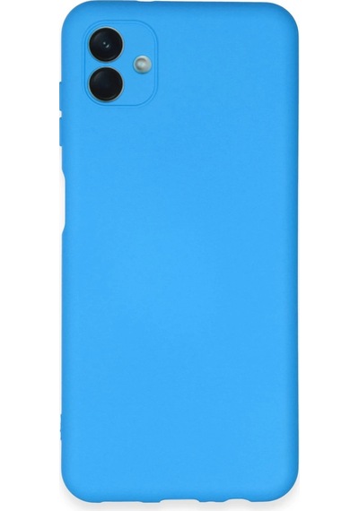 Ilkeshop Newface Samsung Galaxy Uyumlu A04e Kılıf Nano İçi Kadife Silikon - Mavi