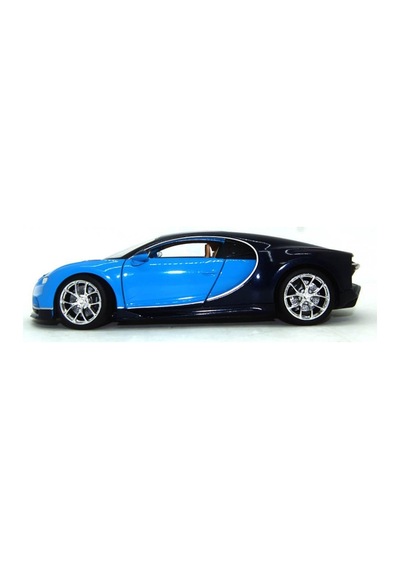 1:24 Chiron Mavi Metal Model Araba Diecast Açılabilir Kapı Çok Renkli