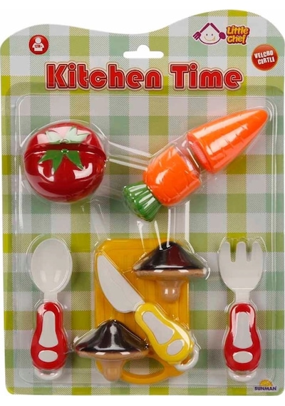 Mey İthalat Little Chef Kesme Tahtalı Sebze Ve Meyve Seti