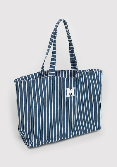 Mavi - M Logo İşlemeli Denim Omuz Çantası 1913787-32177 Lacivert