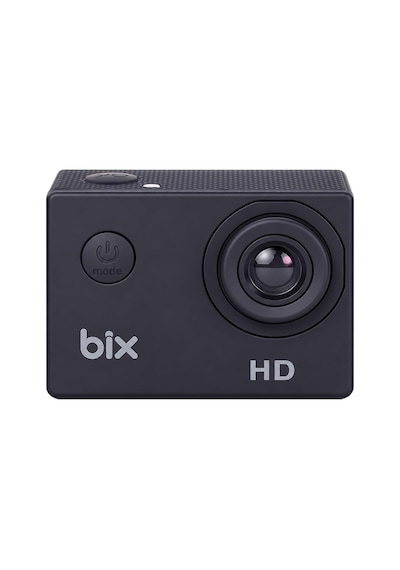 Bix Edge 720p Hd 5mp Su Geçirmez Aksiyon Kamerası Motosiklet Bisiklet Kask Ve Su Altı Kamerası Siyah