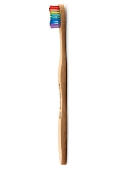 Co Bambu Diş Fırçası Yetişkin Soft Yumuşak Gökkuşağı Renkli Açık Ahşap