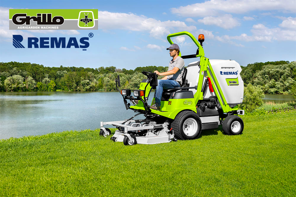 Grillo Fd900 Oturaklı 25 Hp Dize 4 X4 L Çim Biçme Makinesi Çim Traktörü