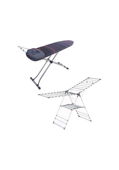 Devecioğlu Mm151 Ultraboard Ütü Masası Mm037 Gold Alüminyum Çamaşır Kurutmalık Set Renksiz