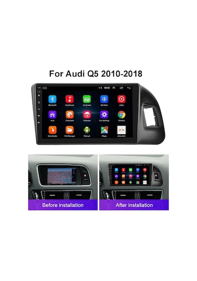 Audı Q5 2009-2018 Multimedya Navigasyon Usb Kamera Carplayer Uyumlu
