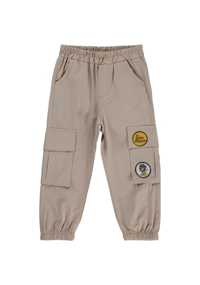Civil Boys Paraşüt 2-5 Yaş Pantolon - Bej Vizon