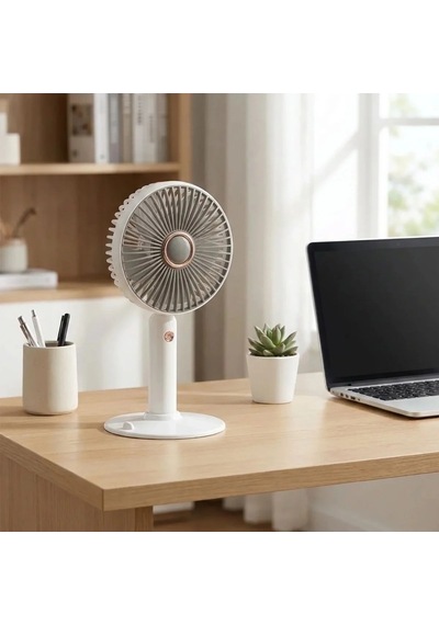 3 Kademeli Masaüstü Fan Telefon Tutuculu Standlı Taşınabilir Mini Fan Zb161 5468