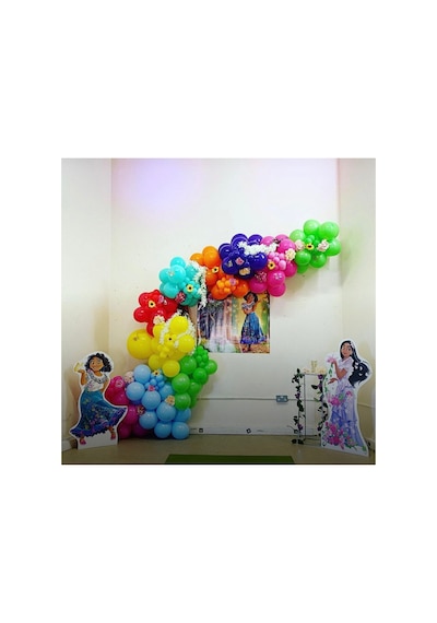 Pastel Tonlar Balon Zinciri 100 Adet A