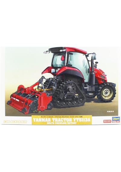 Hasegawa 66107 1/35 Ölçek, Yanmar Tractor Yt5113a Delta Crawler/rotary , Plastik Model Kiti