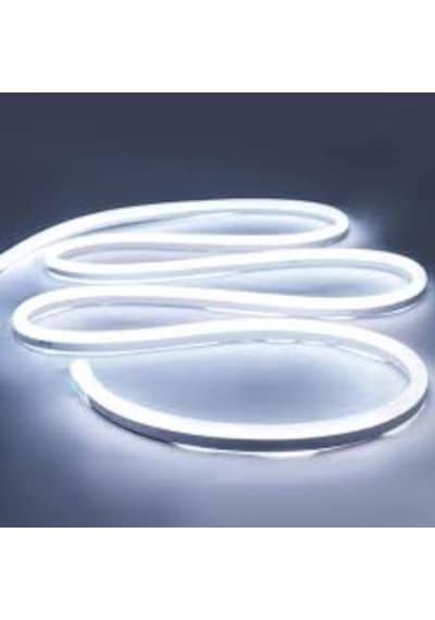 12 V Neon Led Mutfak Dolabı 360 Derece Hareket Algılama Sensörlü Gecegündüz Ayarlı Neon Led 1 Mt Beyaz